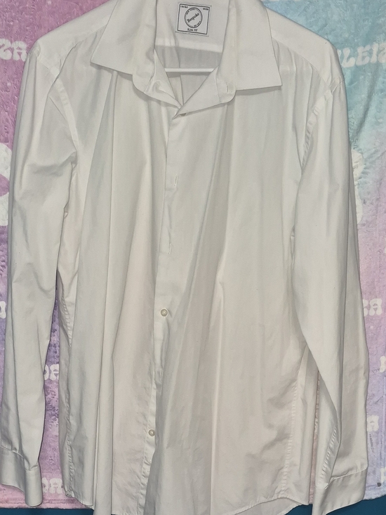 Bespoke Other - Bespoke Classic White Men's Dress Shirt